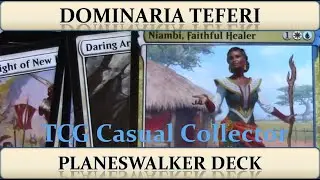Magic the Gathering Dominaria Teferi Planeswalker Deck 4 Booster Packs