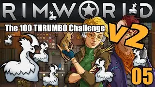 THIS IS TOO MUCH FOOD! | The 100 Thrumbo Challenge V2 RimWorld