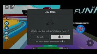 Claiming Majestic Horns UGC item In Game Dont Leave The Circle. #roblox #ugc #1300