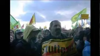 Rainer von Vielen - bei Grosskundgebung in  Dannenberg