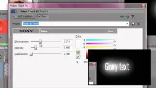 Sony Vegas Tutorial || Glowy text