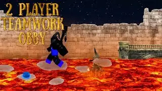Обби на Двоих с Другом | 2 Player Teamwork Obby (Roblox)