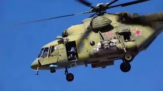 SYRIA: MI-35 and MI-8AMTSh PATROLLING OVER al-TABQAH and AIN ISSA
