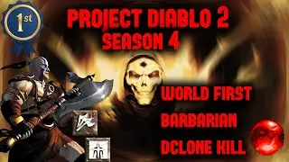 world first barbarian dclone kill  [pd2 season4]