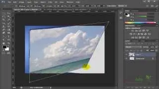 Adobe Photoshop cs6- 62- شرح فلتر المنظور