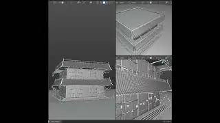 Procedural Pagoda with Blender Geometry nodes (3.x)