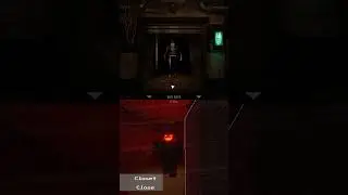 Marcus (Far From Land) vs TV monster  #jumpscare #roblox #horrorshorts