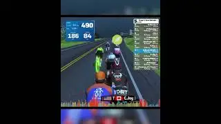 DON'T Let Them Get Away! - Bridging on Climbs - #Zwift #Tips #Shorts