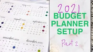 2021 Budget Planner Setup :: Money Accounts and Master Bills List :: Part 2