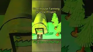 Greenhouse farming school project #shortvideo #shorts #short #scienceproject #science