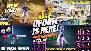 😍BGMI 3.7 OFFICIAL UPDATE IS HERE | NEW AG & SILVER SHOP IS HERE | NEW HOME EVENT & MYTHIC FORGE
