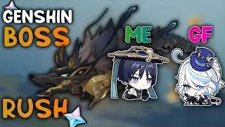 Can we defeat EVERY GENSHIN BOSS in a row? (Feat. Girlfriend)