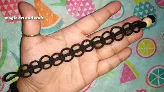 Black thread bracelet design || Kala dhaga design ⚫