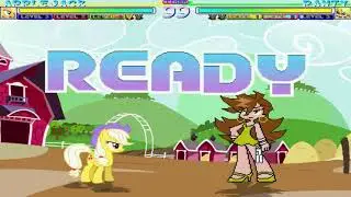 Mugen battle Applejack vs Panty