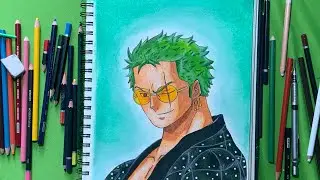 Zoro #Drawing #Art #YouTubeShorts #Shorts #ShortsViral #Trending #TrendingShorts #DrawingTutorial