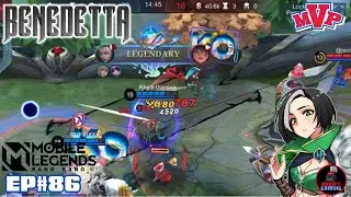 Benedetta Gameplay | Revamped | Mobile Legends Bang Bang | RAW