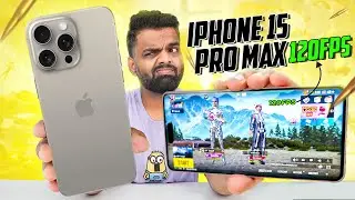 iPhone 15 Pro Max PUBG Review - 120 FPS !!🔥