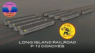 Long Island Railroad P-72 Coaches | Official Promo | Sunset Trainz Works