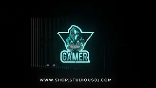Gaming Glitch Distorted Logo Intro Video After Effects Template - Studious31 Glitch Logo Intro