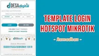 Template Login Page Hotspot Mikrotik Ramadhan Responsive Keren Terbaru