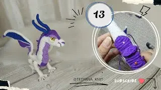 Crochet Textured Belly Scales | Dragon Tutorial [Part 13]