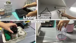 Lifestyle in Philippines | Small Apartment Kitchen Decluttering, Reset, and Cleaning