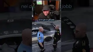 Dennis prøver seg som politi