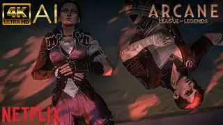 [4K AI] | Arcane | Caitlyn And Vi Bed Scene | UPSCALED