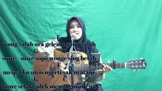 chord lirik lagu suket teki