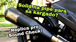 Replica pro 160-180cc sound check mio sporty | bago pipe ni peachy | Daily2wheels episode 20