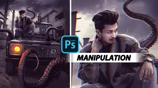 Mobile Photo Editing 😱 Creative Manipulation in Ps Touch | Photoshop Touch Tutorial 