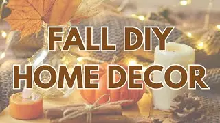 Tons of DIY fall home decor inspiration