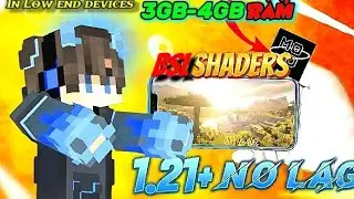 How to Download BSL Shaders in Mojo Launcher 1.21+ 🤩| Minecraft Java on Mobile (NO LAG!!)