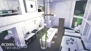 Modern Minimalist Tree House | Roblox Adopt Me