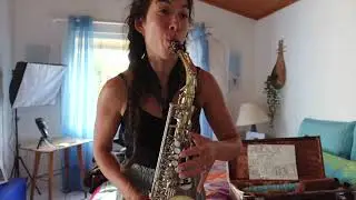 Playing the saxophone appallingly so that you can show up imperfectly too