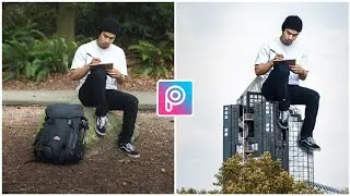 PicsArt Tutorial | How to change background in PicsArt | PicsArt manipulation 2021 | AKZone