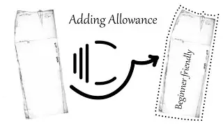 How to Add Seam Allowance to a Skirt Pattern | EASY to Understand & Beginner friendly Block DIY