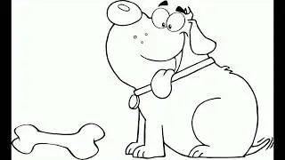 Dibujos de Perros Bonitos y Fáciles para Niños