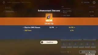 Roll Artifact #4 - My first onset Electro Cup for RaidenShogun...