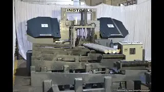 ITL Aluminium Bar Cutting Bandsaw Machine 450 LMGA with Automatic Engraving Facility