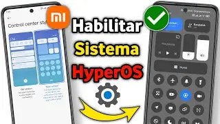 Como alterar a Central de Controle no Redmi 14C HyperOS | Novas configurações da Central de Controle