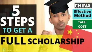 5 Steps to Get a FULL SCHOLARSHIP IN CHINA 🇨🇳