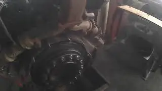 Гоню Кировец на ремонт . Снятие мотора на ремонт.