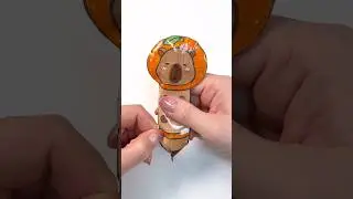 DIY squishy pen capybara✏️💗 