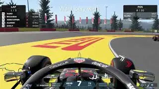 CLOSE FINISH Last to First in 1 lap in 1 gear.