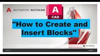 How to Create and Insert Blocks in AutoCAD  Step by Step Tutorial
