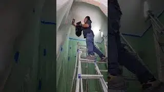 spatulato sul soffitto #lavoratore