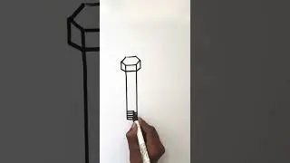 how to draw a bolt 