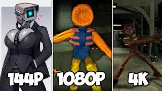 ROBLOX Doors But Fluppy TV Man SKIBIDI vs Doors But X vs Doors Floor 3