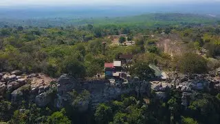 【４K空撮】タイ・コーンケーン県「ナムポーン国立公園」